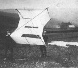 Wittgenstein in 1908 flying a kite above Glossop at Manchester University?s Upper Atmosphere Station