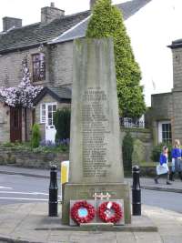 War memorial in Charlesworth